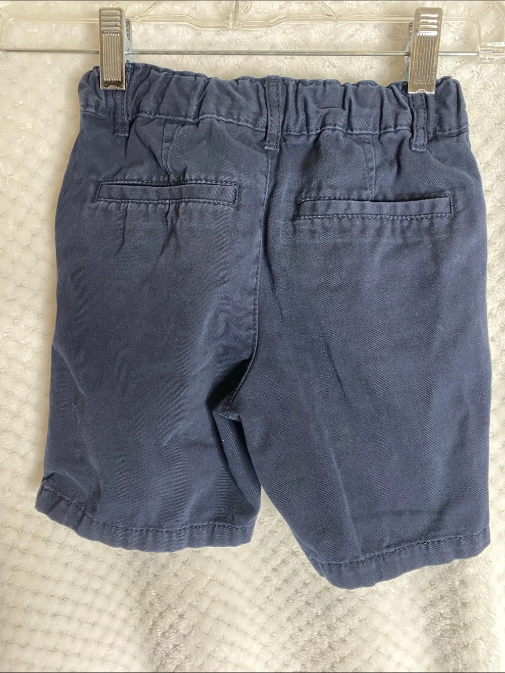The Children’s Place Solid Navy Blue Chino Style Shorts